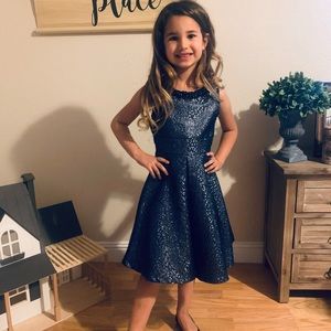 Navy blue sparkle dress!
